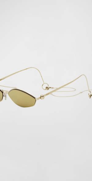 fendi iridia sunglasses amazon|fendi geometric rimless aviator sunglasses.